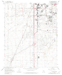 preview thumbnail of historical topo map of Clark County, NV in 1967