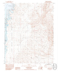 Download a high-resolution, GPS-compatible USGS topo map for Lime Wash, NV (1986 edition)