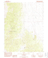Download a high-resolution, GPS-compatible USGS topo map for Limestone Peak, NV (1990 edition)