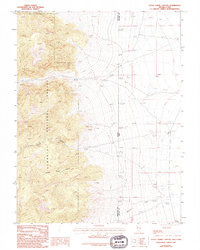 Download a high-resolution, GPS-compatible USGS topo map for Little Horse Canyon, NV (1994 edition)