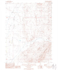 Download a high-resolution, GPS-compatible USGS topo map for Little Poverty, NV (1989 edition)
