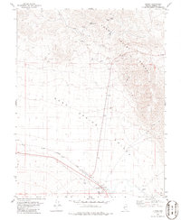 Download a high-resolution, GPS-compatible USGS topo map for Luning, NV (1986 edition)