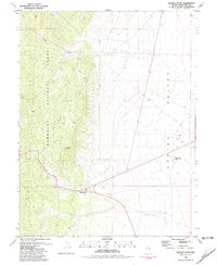 Download a high-resolution, GPS-compatible USGS topo map for Majors Place, NV (1981 edition)