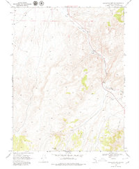 Download a high-resolution, GPS-compatible USGS topo map for Manhattan Mtn NW, NV (1979 edition)