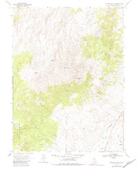Download a high-resolution, GPS-compatible USGS topo map for Manhattan Mtn, NV (1984 edition)