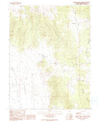 Download a high-resolution, GPS-compatible USGS topo map for Marking Corral Summit, NV (1991 edition)