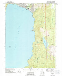 preview thumbnail of historical topo map of Washoe County, NV in 1992
