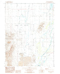 Download a high-resolution, GPS-compatible USGS topo map for Mason Butte, NV (1987 edition)