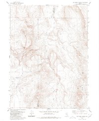 preview thumbnail of historical topo map of Humboldt County, NV in 1980