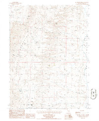 Download a high-resolution, GPS-compatible USGS topo map for McCormack Spring, NV (1986 edition)