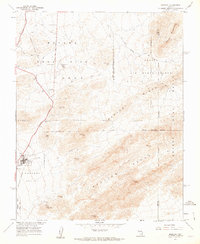Download a high-resolution, GPS-compatible USGS topo map for Mercury, NV (1962 edition)