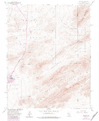 Download a high-resolution, GPS-compatible USGS topo map for Mercury, NV (1984 edition)