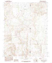 preview thumbnail of historical topo map of Lincoln County, NV in 1985