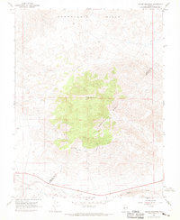 Download a high-resolution, GPS-compatible USGS topo map for Miller Mountain, NV (1969 edition)