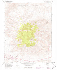 Download a high-resolution, GPS-compatible USGS topo map for Miller Mountain, NV (1982 edition)