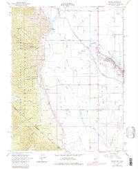 Download a high-resolution, GPS-compatible USGS topo map for Minden, NV (1983 edition)