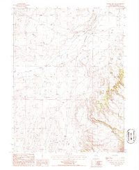 Download a high-resolution, GPS-compatible USGS topo map for Mineral Hill NW, NV (1986 edition)