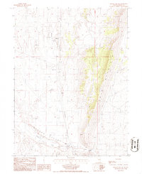 Download a high-resolution, GPS-compatible USGS topo map for Mineral Hill SW, NV (1986 edition)
