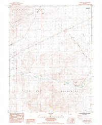 Download a high-resolution, GPS-compatible USGS topo map for Misfits Flat, NV (1985 edition)
