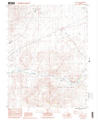 Download a high-resolution, GPS-compatible USGS topo map for Misfits Flat, NV (1993 edition)