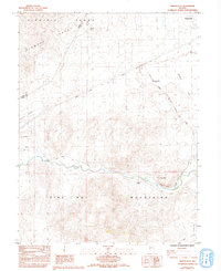Download a high-resolution, GPS-compatible USGS topo map for Misfits Flat, NV (1993 edition)