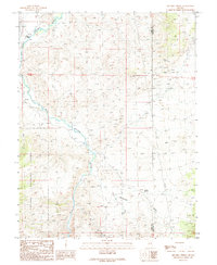 Download a high-resolution, GPS-compatible USGS topo map for Mitchell Spring, NV (1989 edition)