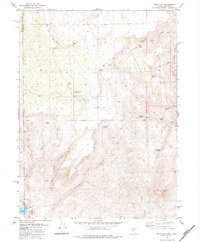 Download a high-resolution, GPS-compatible USGS topo map for Mixie Flat, NV (1984 edition)