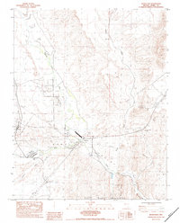 Download a high-resolution, GPS-compatible USGS topo map for Moapa East, NV (1983 edition)