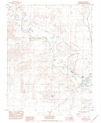 Download a high-resolution, GPS-compatible USGS topo map for Moapa West, NV (1984 edition)
