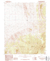 Download a high-resolution, GPS-compatible USGS topo map for Monte Mountain, NV (1987 edition)