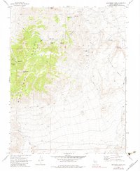 Download a high-resolution, GPS-compatible USGS topo map for Montezuma Peak, NV (1983 edition)