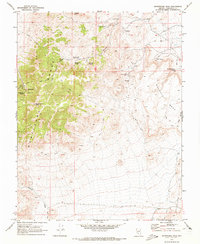 preview thumbnail of historical topo map of Esmeralda County, NV in 1970