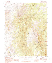 Download a high-resolution, GPS-compatible USGS topo map for Moody Peak, NV (1990 edition)