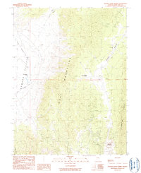 Download a high-resolution, GPS-compatible USGS topo map for Mooney Basin Summit, NV (1990 edition)