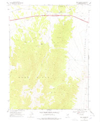 Download a high-resolution, GPS-compatible USGS topo map for Moor Summit, NV (1978 edition)