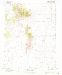 Download a high-resolution, GPS-compatible USGS topo map for Moorman Spring, NV (1971 edition)