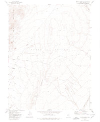 Download a high-resolution, GPS-compatible USGS topo map for Mount Annie NE, NV (1980 edition)