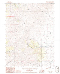 Download a high-resolution, GPS-compatible USGS topo map for Mount Callaghan, NV (1986 edition)