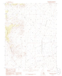 Download a high-resolution, GPS-compatible USGS topo map for Mount Irish SE, NV (1986 edition)