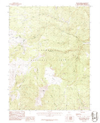 Download a high-resolution, GPS-compatible USGS topo map for Mount Moriah, NV (1986 edition)
