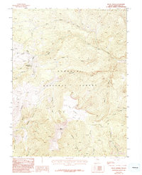 Download a high-resolution, GPS-compatible USGS topo map for Mount Moriah, NV (1994 edition)