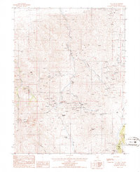 Download a high-resolution, GPS-compatible USGS topo map for Mt Lewis, NV (1986 edition)