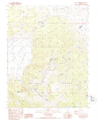 Download a high-resolution, GPS-compatible USGS topo map for Mt Montgomery, NV (1987 edition)
