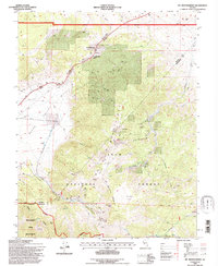 Download a high-resolution, GPS-compatible USGS topo map for Mt Montgomery, NV (1997 edition)