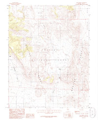 Download a high-resolution, GPS-compatible USGS topo map for Mud Spring, NV (1986 edition)