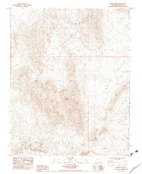 Download a high-resolution, GPS-compatible USGS topo map for Muddy Peak, NV (1983 edition)