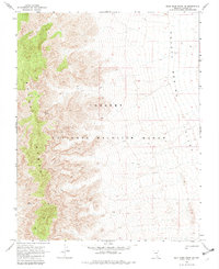 Download a high-resolution, GPS-compatible USGS topo map for Mule Deer Ridge NE, NV (1982 edition)