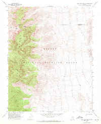 Download a high-resolution, GPS-compatible USGS topo map for Mule Deer Ridge SE, NV (1972 edition)
