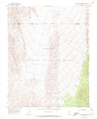 Download a high-resolution, GPS-compatible USGS topo map for Mule Deer Ridge, NV (1972 edition)