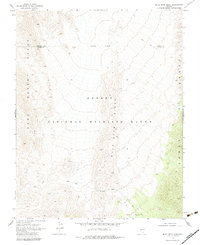 Download a high-resolution, GPS-compatible USGS topo map for Mule Deer Ridge, NV (1983 edition)